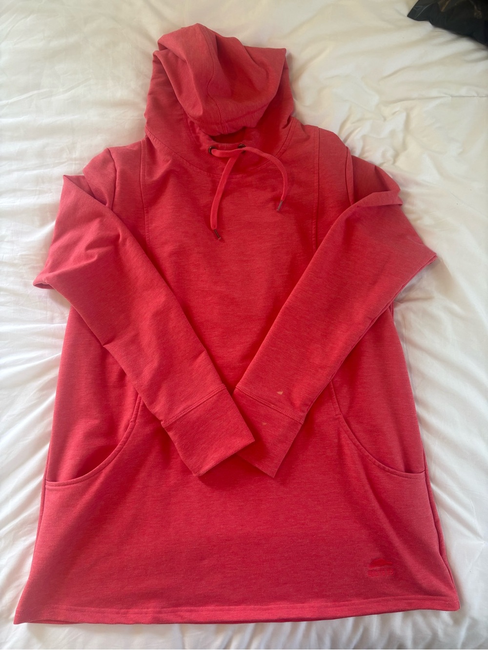 Roots Women's Pink Scoop-Neck Hoodie Sweater Size XL